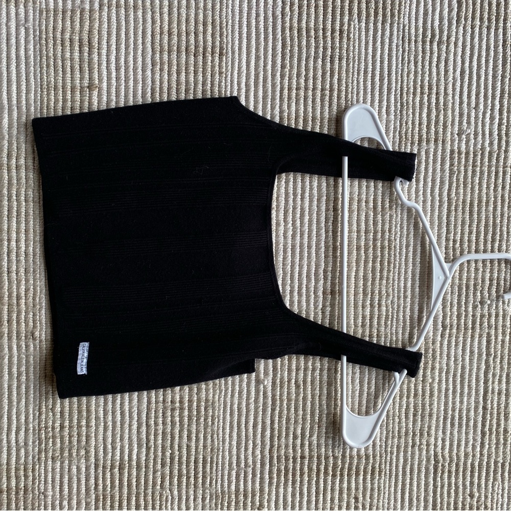 Calvin Klein Jeans Black Knit Top